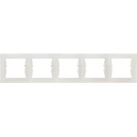 SDN5800923 Декоративна рамка 5-постова горизонтальна Sedna. Колір Слонова кістка