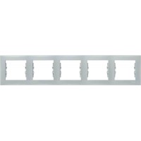 SDN5800933 Декоративна рамка 5-постова горизонтальна Sedna. Колір Сірий