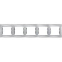 SDN5800960 Декоративна рамка 5-постова горизонтальна Sedna. Колір Алюміній SDN5800960 Декоративна рамка 5-постова горизонтальна Sedna. Колір Алюміній