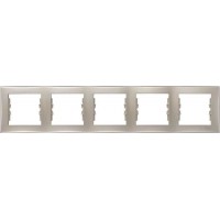 SDN5800968 Декоративна рамка 5-постова горизонтальна Sedna. Колір Титан
