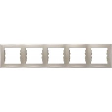 SDN5800968 Декоративна рамка 5-постова горизонтальна Sedna. Колір Титан