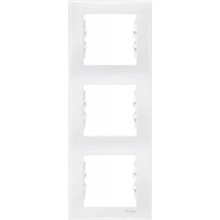 SDN5801321 Декоративна рамка 3-постова вертикальна Sedna. Колір Білий