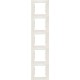 SDN5801523 Декоративна рамка 5-постова вертикальна Sedna. Колір Слонова кістка