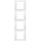 SDN5802021 Декоративна рамка 4-постова вертикальна Sedna. Колір Білий