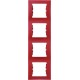 SDN5802041 Декоративна рамка 4-постова вертикальна Sedna. Колір Червоний