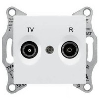 ⚡SDN3301821 Розетка TV/R проходная 4 dB Sedna. Цвет Белый ⚡SDN3301821 Розетка TV/R проходная 4 dB Sedna. Цвет Белый