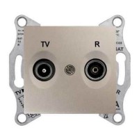 ⚡SDN3301668 Розетка TV/R концевая 1 dB Sedna. Цвет Титан