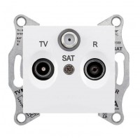 ⚡SDN3501421 Розетка TV/R/SAT проходная 4 dB Sedna. Цвет Белый ⚡SDN3501421 Розетка TV/R/SAT проходная 4 dB Sedna. Цвет Белый