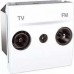 MGU3.451.18 Розетка TV-R одиночная серия Unica