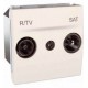 Розетка TV-R\SAT одиночная серия Unica MGU3.454.25