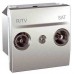 MGU3.456.30 Розетка TV-R\SAT проходная серия Unica