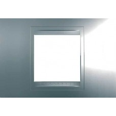 MGU4.102.60 Рамка 2-модульная Unica Allegro. Цвет Серебристый