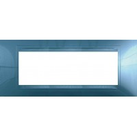 Рамка 6-модульная Unica Allegro. Цвет Голубой лед MGU4.106.54