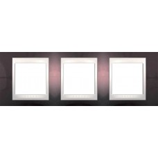 MGU6.006.551 Рамка 3-местная Unica Plus. Цвет Терракотовый