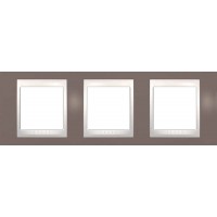 Рамка трехместная Unica Plus. Цвет Лиловый MGU6.006.576
