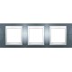 Рамка трехместная Unica Plus. Цвет Голубой лед MGU6.006.854 Рамка трехместная Unica Plus. Цвет Голубой лед MGU6.006.854