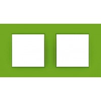 Рамка двухместная Unica Quadro. Цвет Bio MGU4.704.28 Рамка двухместная Unica Quadro. Цвет Bio MGU4.704.28