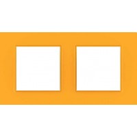 Рамка двомісна Unica Quadro. Колір Cytrus MGU4.704.29 Рамка двомісна Unica Quadro. Колір Cytrus MGU4.704.29