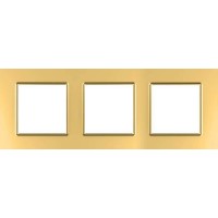 Рамка трехместная Unica Quadro. Цвет Медный MGU6.706.56