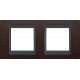 Рамка двухместная Unica Top. Цвет Табак/Графит MGU66.004.2M4