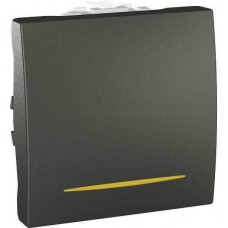 Выключатель одноклавишный двухполюсный с контрольной подсветкой 16А серия Unica MGU3.262.12S