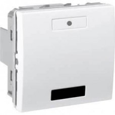 Выключатель с LED индикатором и ИК приемником 2-кнопочный серия Unica MGU5.532.18