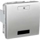 Вимикач KNX з LED індикатором та ІЧ приймачем 2-кнопки серія Unica MGU5.532.30 Вимикач KNX з LED індикатором та ІЧ приймачем 2-кнопки серія Unica MGU5.532.30