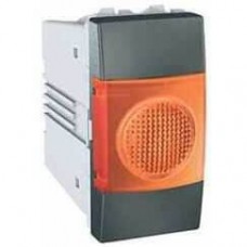 Індикатор помаранчевий 10А 1 модуль серія Unica MGU3.775.12A