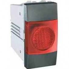 Індикатор червоний 10А 1 модуль серія Unica MGU3.775.12R