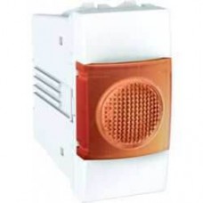 Індикатор помаранчевий 10А 1 модуль серія Unica MGU3.775.18A