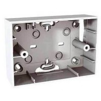 Коробка для открытого монтажа для итальянского дизайна Трехмодульная Unica MGU8.103.18