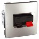 Аудиорозетка 2 модуля Unica Class Schneider Electric MGU3.486.30
