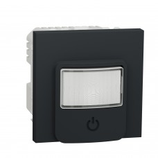 Датчик руху з вимикачем 10 A Unica New антрацит (NU352554)