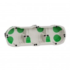 ⚡Монтажная коробка 3-х постовая Multifix Air 67x40 Unica New (IMT35031)