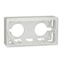 ⚡Коробка для открытой установки 2-х постовая Unica New белая (NU800418) ⚡Коробка для открытой установки 2-х постовая Unica New белая (NU800418)