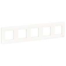 ⚡Рамка 5-ти постова Unica New біла (NU201018)
