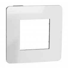 Рамка 1-постова Unica New хром/антрацит (NU280256)