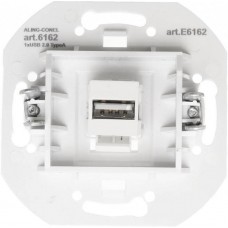 USB-розетка Aling Conel серии EON.  "Белый" (E6162.0)