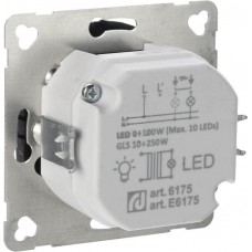 Світлорегулятор для LED, 200ВТ, Aling Conel EON. Колір "Чорний" (E6175.E1)