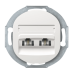 Розетка телефонная двойная RJ12 6/4 Aling Conel серии EON белая (E613.0)