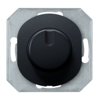 Светорегулятор для LED, 200 Вт, Aling Conel серии EON.  "Черный" (E6175.E1)