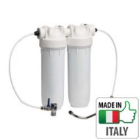 Комплект кранів під мийку (водорозбірні крани + кран підключення) Atlas KIT BRAVO DP DUO BW 10" (RA6080003) Комплект кранів під мийку (водорозбірні крани + кран підключення) Atlas KIT BRAVO DP DUO BW 10" (RA6080003)