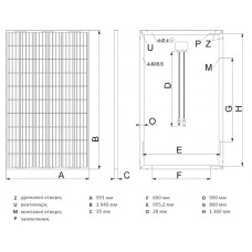 Сонячна батарея C&T Solar 260 Вт, 24 В полікристалічна (СT60260-P)