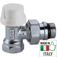 Кран радиаторный термостатический Caleffi 3/4” HВ угловой, гигроскопический колпачок