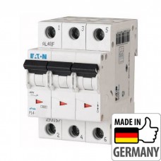 Автоматичний вимикач PL4 Eaton, 10А, 3-полюсний PL4-B10/3