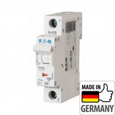 Автоматичний вимикач Eaton PL7-C1,6/1, 1,6А, 1P, C, 10кА (262698)