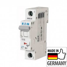 Автоматичний вимикач Eaton PL7-D16/1, 16А, 1P, D, 10кА (262716)