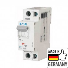 Автоматический выключатель PL7 Eaton, 16А, 1-полюсный + нейтраль PL7-B16/1N 