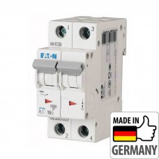 Автоматичний вимикач Eaton PL7-D16/2, 16А, 2P, D, 10кА (263381) 