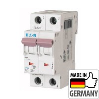 ⚡Автоматический выключатель Eaton PL7-D32/2, 32А, 2P, D, 10кА (263384)